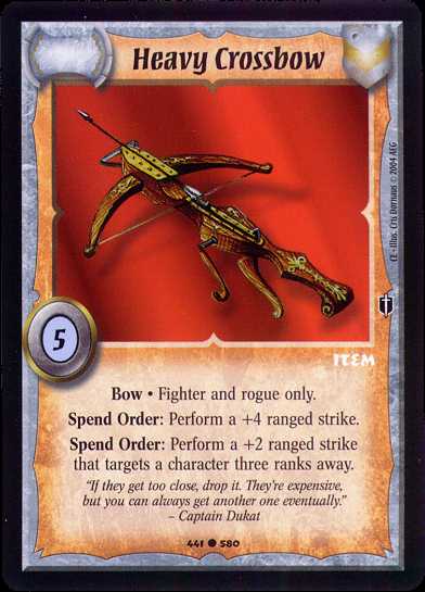 Heavy Crossbow
