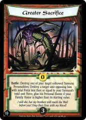 Greater Sacrifice FOIL