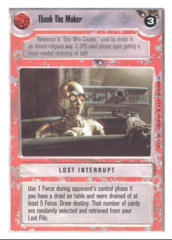Thank the Maker [White Border]