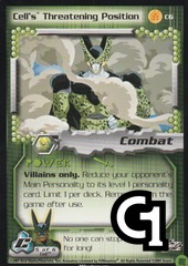 Cell's Threatening Position Limited - C6