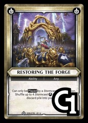 Restoring the Forge