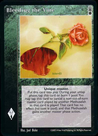Bleeding the Vine