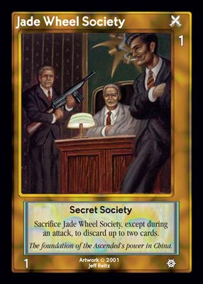 Jade Wheel Society, Secret Society