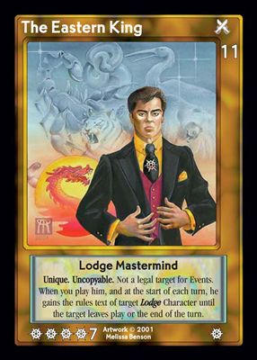 The Eastern King v2, Lodge Mastermind