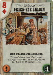 Green-Eye Saloon (Small Cross Edition)