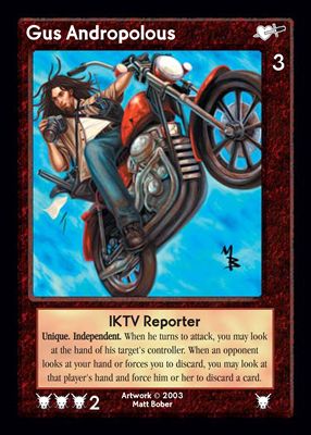 Gus Andropolous, IKTV Reporter