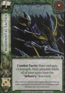 Regimental Tactics