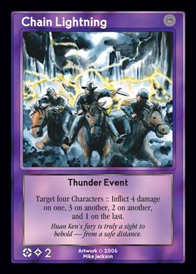 Chain Lightning, Thunder Event