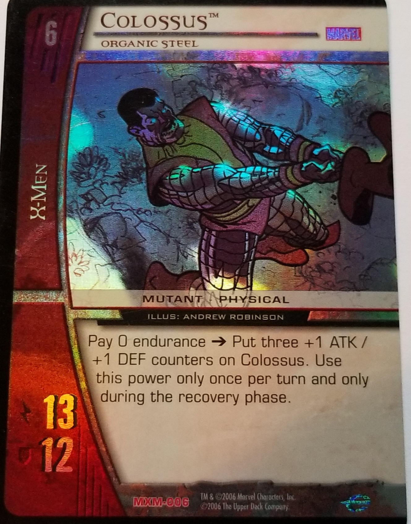 Colossus, Organic Steel (Slider)