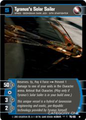 Tyranus's Solar Sailer (B) - Foil