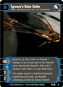 Tyranuss Solar Sailer (B) - Foil