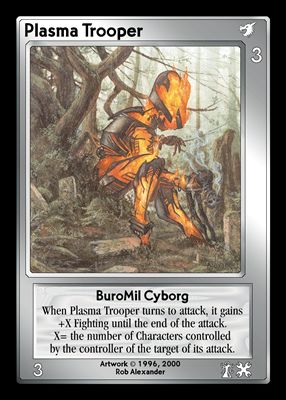 Plasma Trooper, BuroMil Cyborg