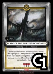 Blade of the Thirteen Dominions