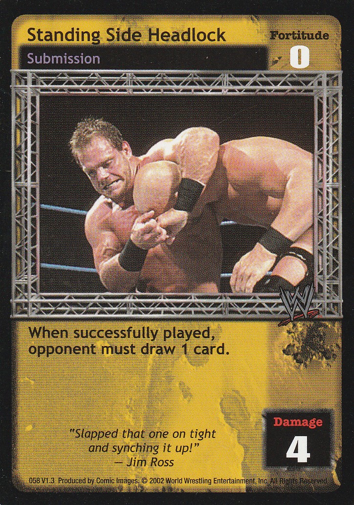 Standing Side Headlock (Ruthless Aggression)