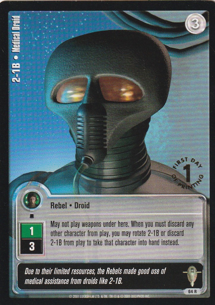 2-1B - Medical Droid - 1st Day Stamped