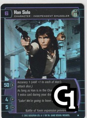 Han Solo (A) Battle of Yavin Promo