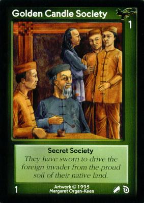 Golden Candle Society, Secret Society