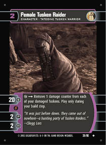 Female Tusken Raider - Foil