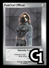PubOrd Officer, Security Cop