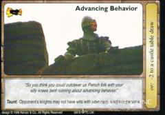 Advancing behavior