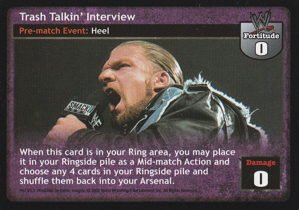 Trash Talkin Interview (Ruthless Aggression)