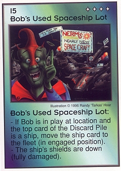 Bobs Used Spaceship Lot