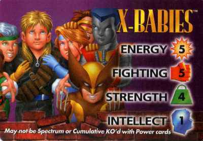 X-Babies 4-Grid Character Card