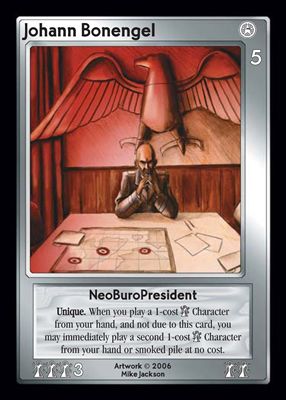 Johann Bonengel, NeoBuroPresident