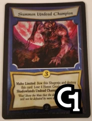 Summon Undead Champion FOIL