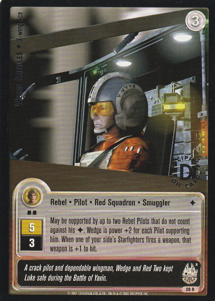 Wedge Antilles - X-wing Ace (R) - Silver Stamped