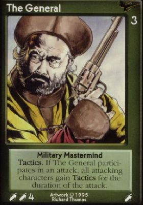 The General, Military Mastermind (White Text)