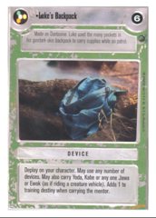 Luke's Backpack [White Border]