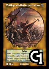 200 Guys With Hatchets and Ladders
