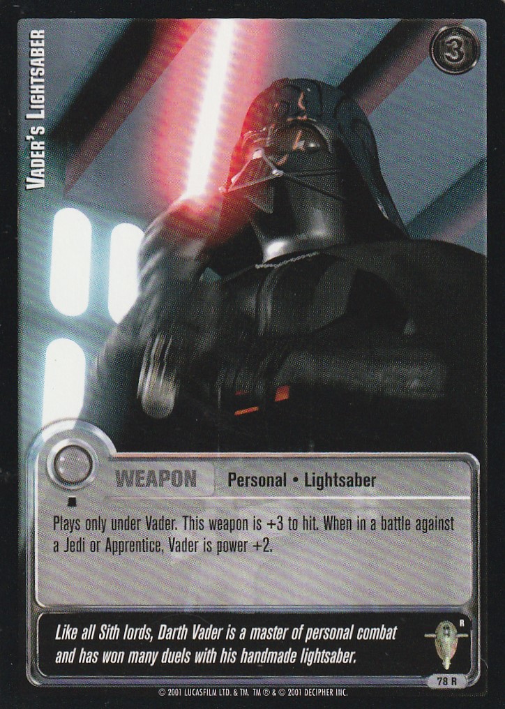 Vaders Lightsaber (R)