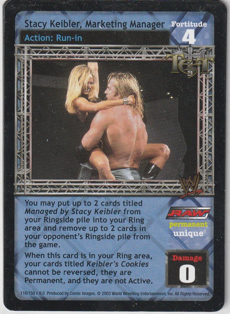 Stacy Keibler, Marketing Manager