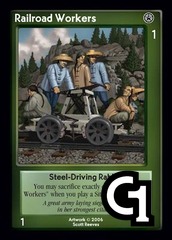 Railroad Workers, Steel-Driving Rabble