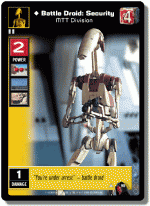 Battle Droid: Security, MTT Division