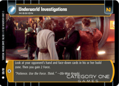 Underworld Investigations - Foil