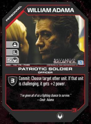 William Adama Patriotic Soldier (Foil)