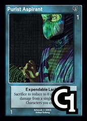 Purist Aspirant, Expendable Lackey