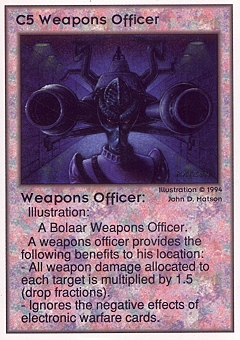 Weapons Officer (Cannons)