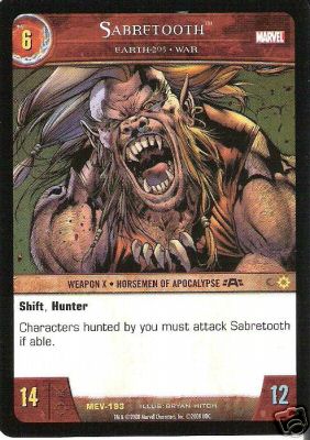 Sabretooth, Earth-295  War - Foil