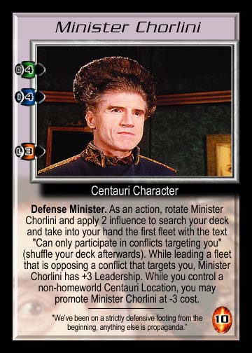 Minister Chorlini