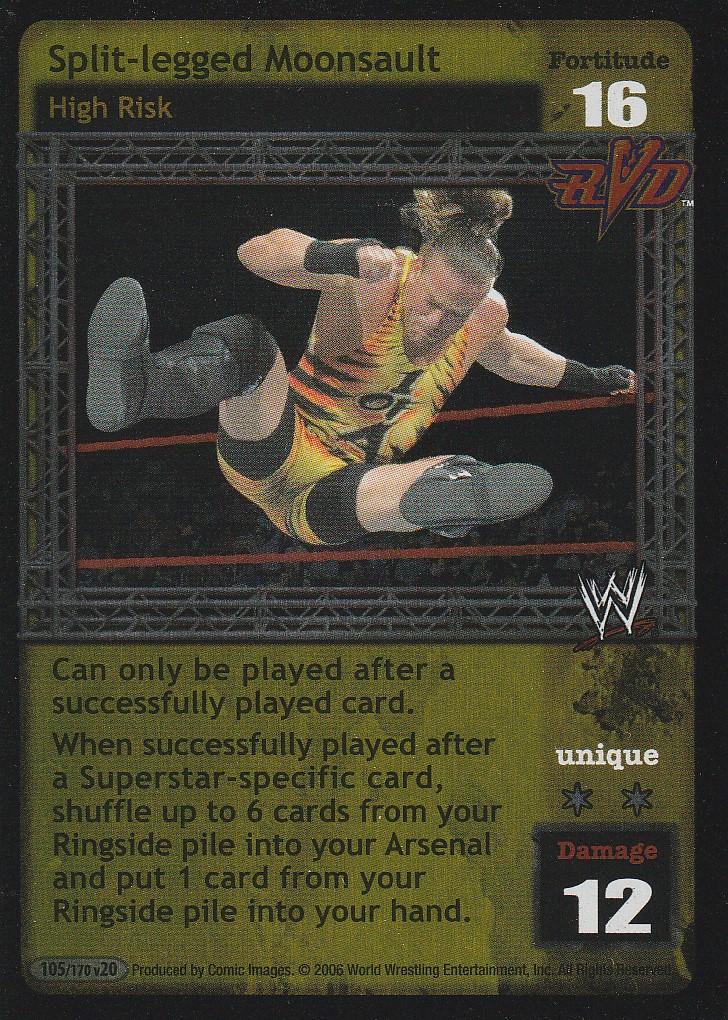 Split-legged Moonsault
