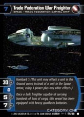 Trade Federation War Freighter - Foil