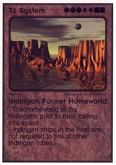 Indirigan Former Homeworld