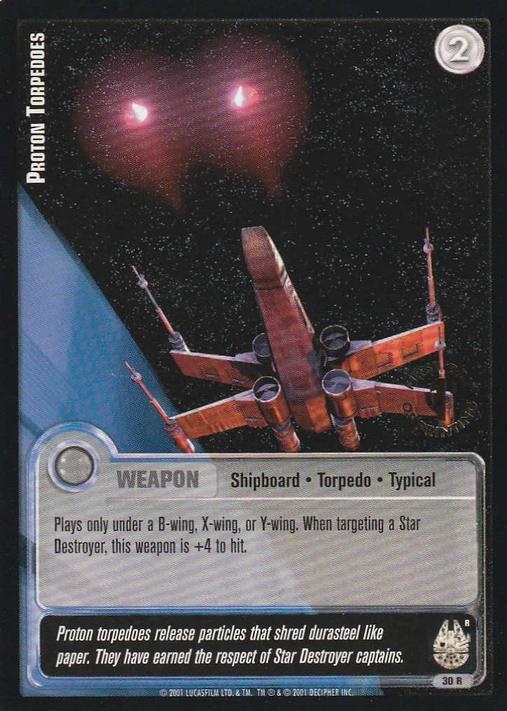 Proton Torpedoes (R) - 1st Day Stamped