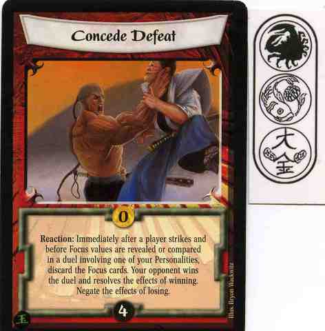 Concede Defeat