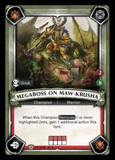 Megaboss on Maw-Krusha
