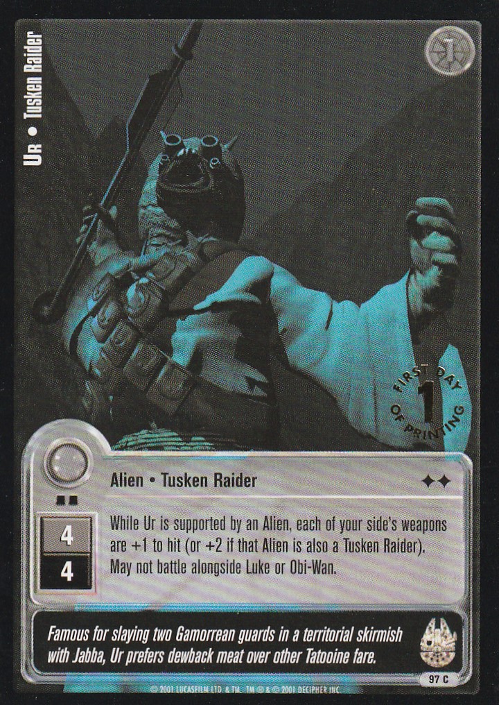 Ur - Tusken Raider - 1st Day Stamped